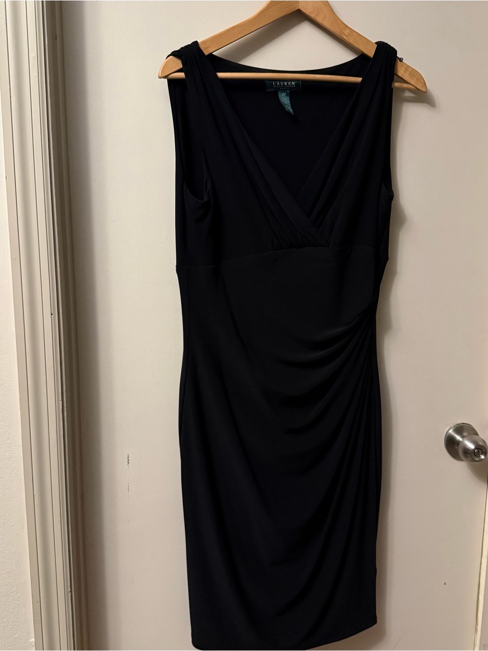 Lauren Ralph Lauren Black Sleeveless Midi Dress